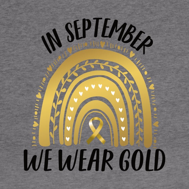 In September we wear gold..Childhood cancer awareness by DODG99